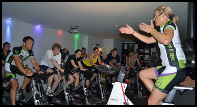 indoor cycling instructor
